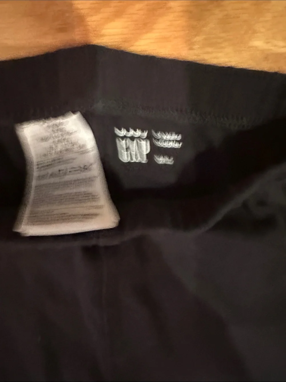 GAP Black Kids Leggings - Solid Black Size 5 Years Old.